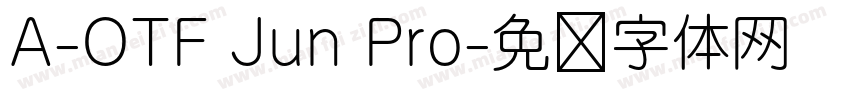 A-OTF Jun Pro字体转换